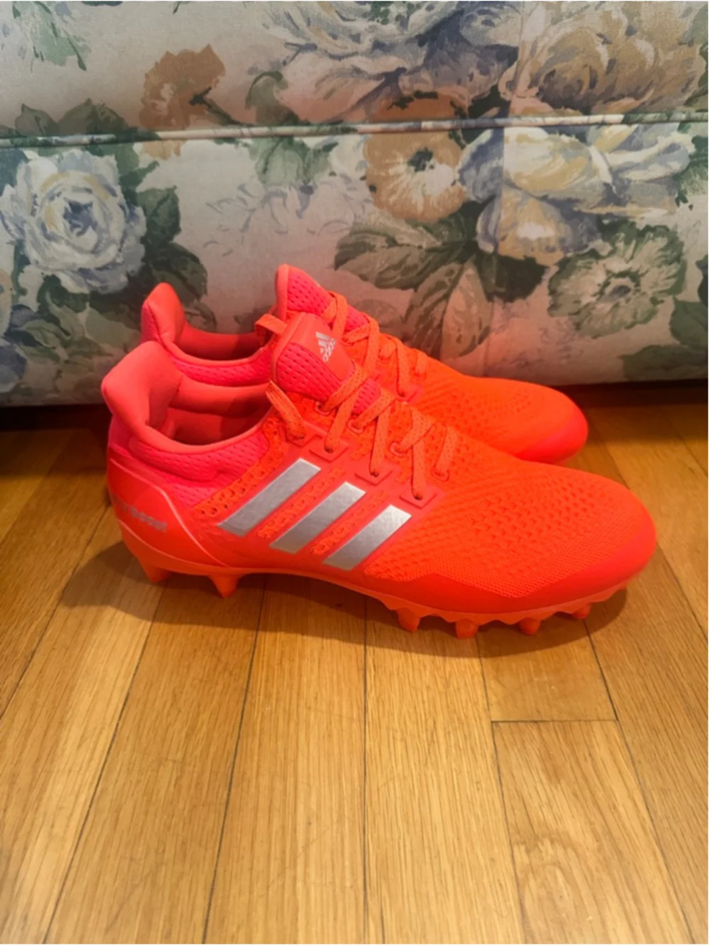 Adidas Ultraboost Football Cleats 'Solar Red' Mens Size 9.5 JP7411